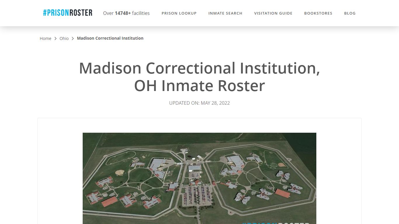 Madison Correctional Institution, OH Inmate Roster